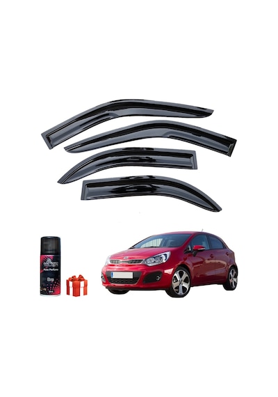 Kia Rio Mügen Cam Rüzgarlığı Hb 2012-2016 Arası 4 Lü Takım+koku