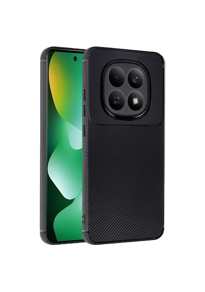 Xiaomi Redmi Note 15 Pro 4g Kılıf Focus Carbon Silikon Kapak Siyah