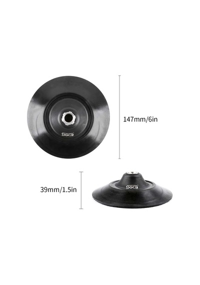Sgcb Rotary Esnek Silikon Pad Destek Tabanı 6 /150 Mm-206