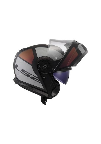 Ls2 Strobe 2 Orıon Kask Mat Siyah - Mor - Mavi