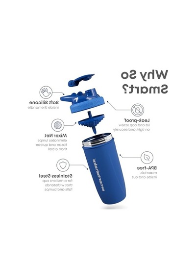 900 Ml Paslanmaz Çelik Protein Çalkalayıcı, Sızdırmaz Tasarım