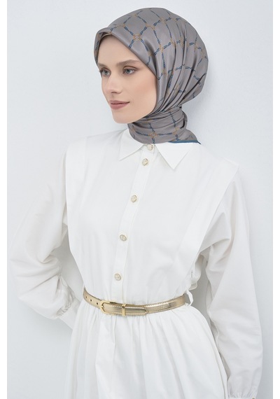 Armine Saf İpek Sura Eşarp-2026 İlkbahar-yaz- 953800d Yağ Yeşili