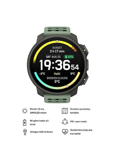 Suunto Vertical Sporcu Saati Ss051209000 Yeşil
