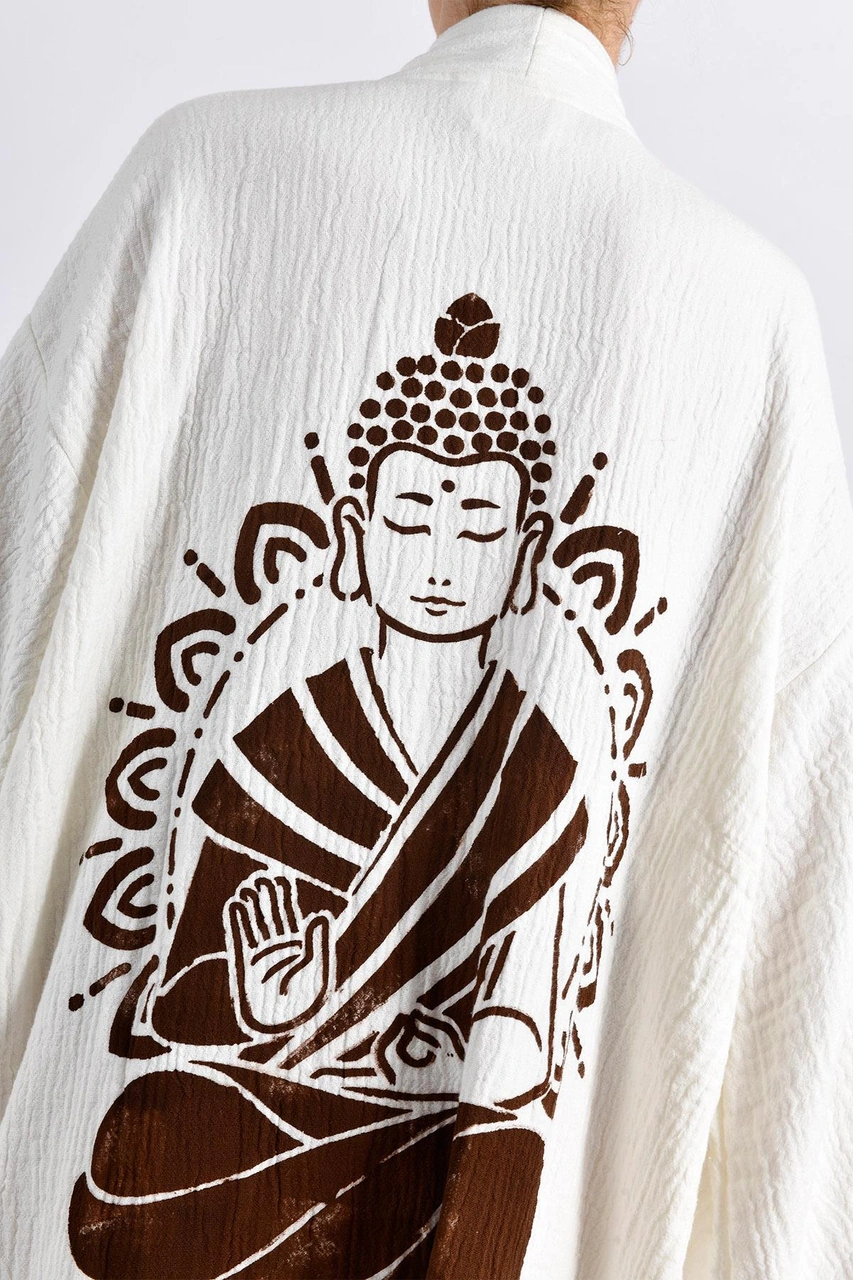 Brandsmithshop Naturel Serenity Buddha Kimono Çok Renkli