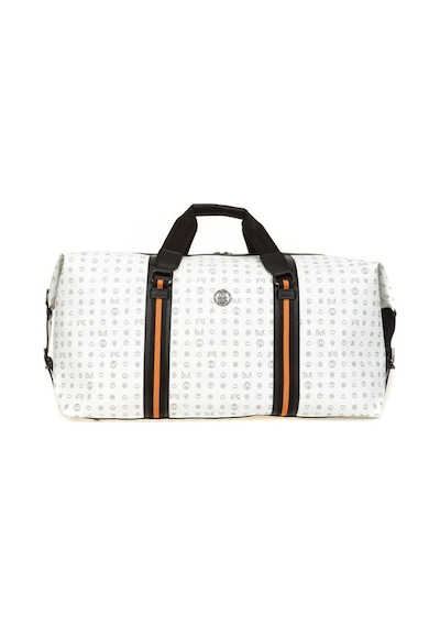 Bilik Deri Monogram Beyaz Unisex Seyahat Çantası Rh25 Duffle-mn 001