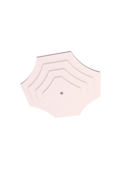 Motifpiyer Lamba Tavan Göbeği-duz4k-model-4gen-iç-egri-56cm-2adet Beyaz