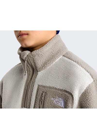 The North Face Teen Yumıorı 1/4 Zıp Jacket Çocuk Outdoor Çeyrek Fermuarlı Polar Üst Nf0a8j61p481 Gri