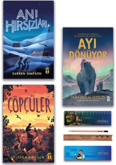 Genç Timaş Ayı Dönüyor - Anı Hırsızları - Çöpçüler Set 3 Kitap