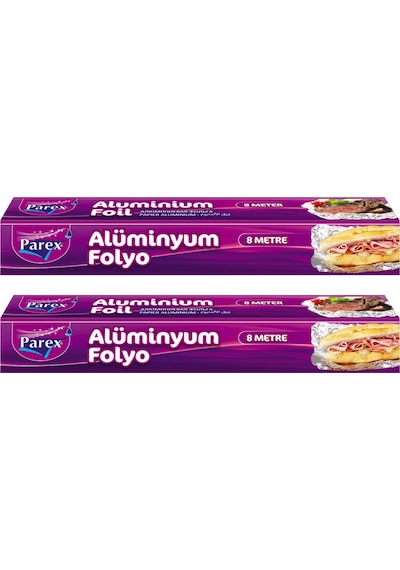 Alüminyum Folyo 8 Mt İkili Set