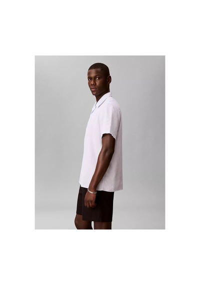 Calvin Klein Erkek Normal Kesim Beli Lastikli Keten Siyah Şort-16051