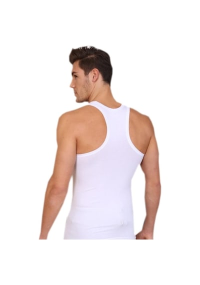 Berrak 1029 Erkek Atlet Likralı Sporcu Pamuklu Atlet 6'Lı Paket
