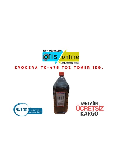 Kyocera Tk-475 1 Kg. Toz Toner / Fs6530 / Fs6525 / Fs6025 (A3)