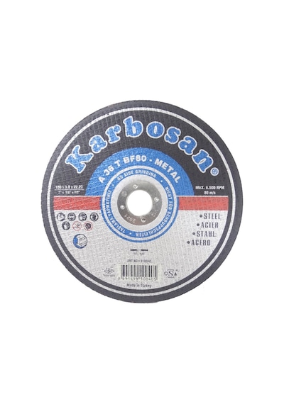 Karbosan 910040 A 36 T Bf80 Metal Kesme Diski 180x3.0x22.23 MM