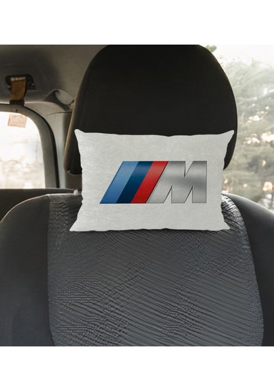 Bk Gift Bmw M Tasarımlı Dikdörtgen Araç Koltuk Yastığı-1