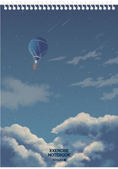 Morning Glory 3000 Cloud Bloknot Defteri 25,4x18,4 Cm Balon 14001-87213 Çok Renkli