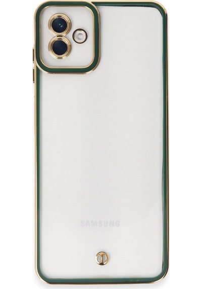 Newface Samsung Uyumlu Galaxy A04 Kılıf Liva Lens Silikon - Yeşil Yeşil