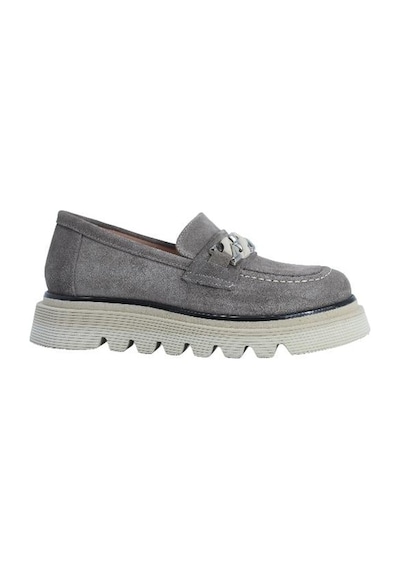 Poletto Hakiki Deri Kahve Loafer Düz 06 134 3-1963 Kahverengi