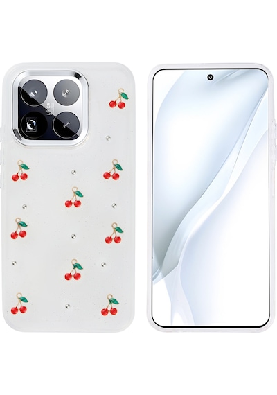 Adige Xiaomi 15t Pro Kılıf Kutup Figürlü Kiraz