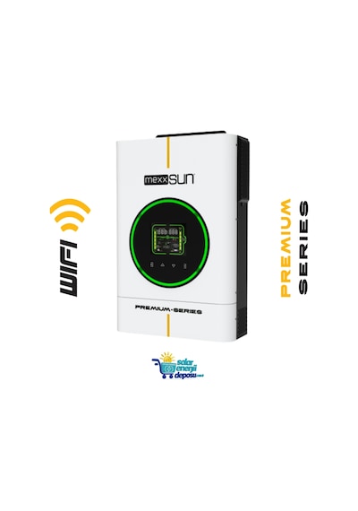 Mexxsun Premium Tam Sinüs Akıllı İnverter 48v 6kw Paralel /wi-fi/ Dual Output Mexx-p6kw