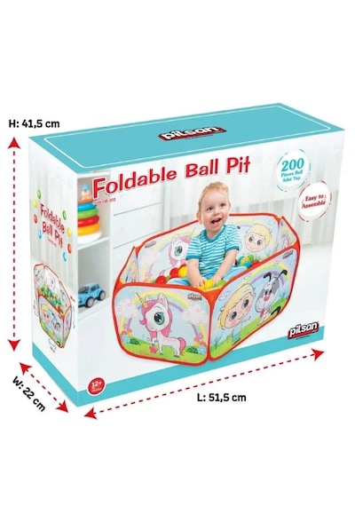 Pilsan Katlanabilir Top Havuzu Çok Renkli 06 413