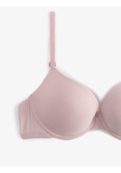 Koton Dolgulu Balenli Kaplı Push Up Sütyen Lila 5slk10014mk LILA
