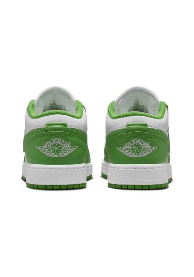 Nike Air Jordan 1 Low Se Bg Leather Sneaker Hakiki Deri Beyaz Unisex Spor Ayakkabı