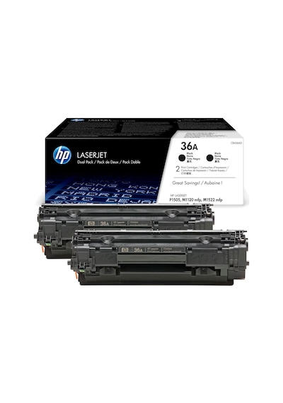 Tonerbank Hp 36A-Cb436Ad Siyah Toner Ikili Paket