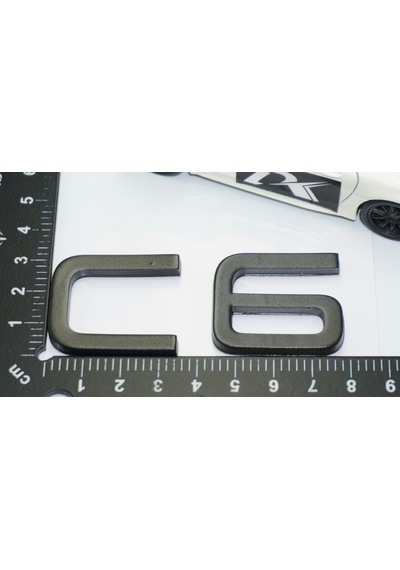 Dk Tuning Citroen C6 2022+ Bagaj Siyah Yazı Logo Amblem