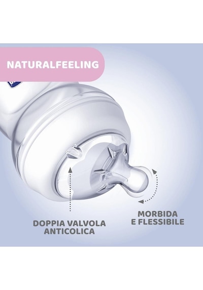 Chicco Natural Feeling Pp Biberon 250 Ml Desenli 7692840658971
