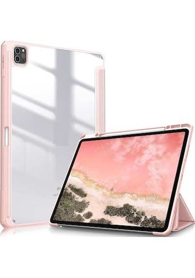 Apple Uyumlu iPad Pro 11 M4 2024 Kılıf Grafiti Şeffaf Kalem Bölmeli A2836 A2837 A3006 Kılıf