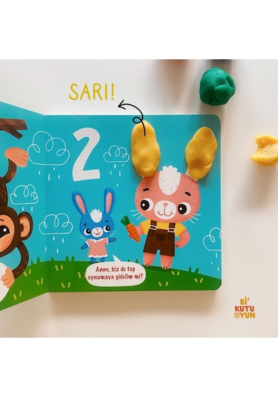 Sayılar Ilk Oyun Hamuru Aktivitesi Ve 3x125 Gr Doğal Oyun Hamuru