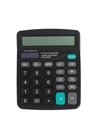 Geniş Lcd Ekranlı 12 Haneli Masaüstü Hesap Makinesi Çok Renkli