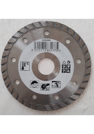 Meşem 115 Mm Turbo Elmas Testere Mermer Granit Seramik Kesme 1 Ad