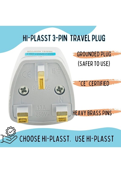 Lexroo Tip G, İngiliz Adaptör Fişi, Hindistan, İngiltere, Dubai, Hong Kong, Singapur, Kıbrıs Fişi