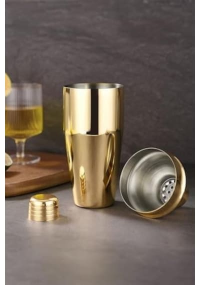 Komple Çelik Gold 700 Ml Shaker Kokteyl Hazırlama Kabı Bardağı Cin343sr Açık 28056749