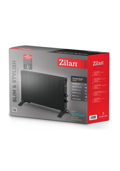 Zilan ZLN62412500 W Konvektör Isıtıcı Siyah