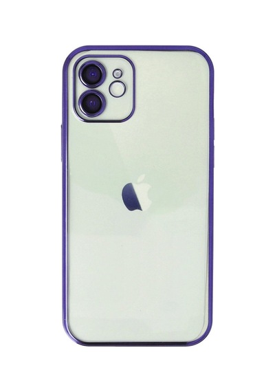 Apple İphone Uyumlu 12 Kılıf Razer Lensli Silikon - Mor Çok Renkli