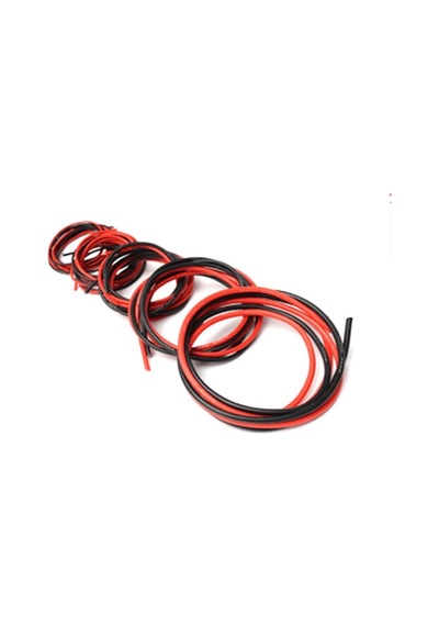Robotistan 14 Awg 1 Metre Siyah Ve Kırmızı Silikon Kablo