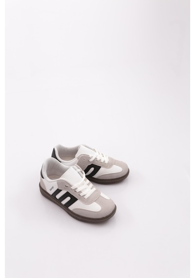 Slazenger Sa26lf052 Dodo Çocuk Spor Ayakkabı Beyaz Siyah