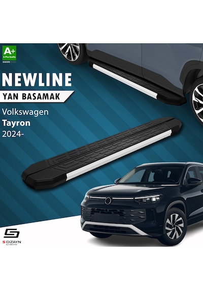 S-dizayn Vw Tayron 2 Newline Aluminyum Yan Basamak 193 Cm 2024 Üzeri A+ Kalite