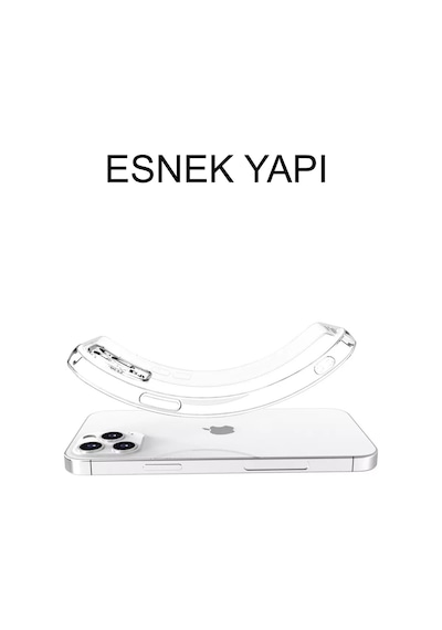 Oppo A15 Kapak Kamera Korumalı Süper Silikon Şeffaf Kapak