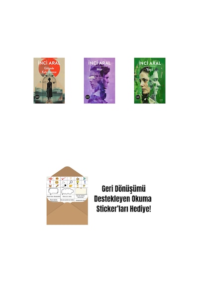 Gölgede Kırk Derece + Mor + Yeşil + Okuma Sticker'ları