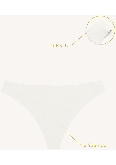 Nbb Kadın Ekru Cushy İz Yapmaz String Ekru
