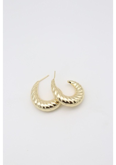 Vıp Küpe 14 K-17148 32mm Çok Renkli