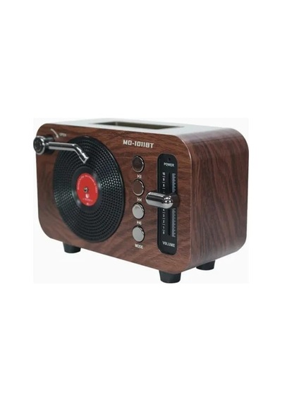 Tr Mini Boy Retro Bluetooth Radyo Hoparlör Cz1011bt Klasik Tasarım, Kablosuz Bağlantı, Güçlü Ses, Uzun Pil