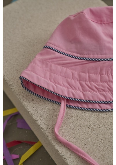 Ohlalakoala Candy Summer Biyeli Poplin Şapka Pudra