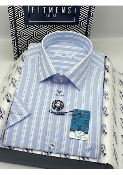 Klasik Kısa Kol Keten Cotton Nefes Alan Kumaş Hediye Kutulu Erkek Gömlek Fs-004574 - Açık Mavi-3310 Açik Mavi Klasik Kısa Kol Keten Cotton Nefes Alan Kumaş Hediye Kutulu Erkek Gömlek Fs-004574 - Açık Mavi-3310 Açik Mavi