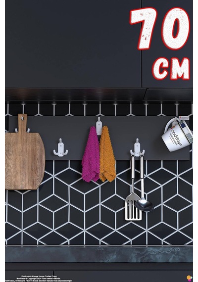 Geyik 15 Kancalı Mutfak Askısı 3'lü Set 66,4x19 Cm - Şık Tasarım, Çok Amaçlı Düzenleyici Ve Yer Tasarrufu Gri Geyik 15 Kancalı Mutfak Askısı 3'lü Set 66,4x19 Cm - Şık Tasarım, Çok Amaçlı Düzenleyici Ve Yer Tasarrufu Gri