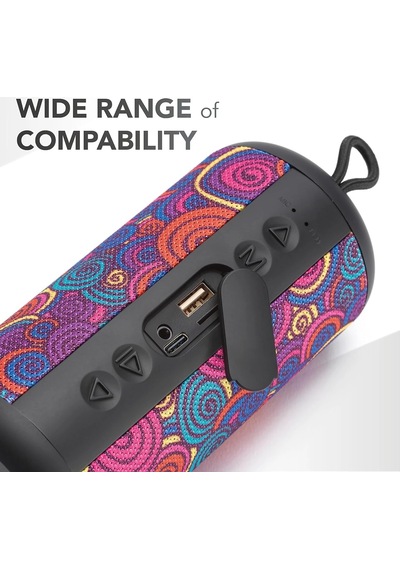 Cellularline Music Sound Vertical Daire Desenli Bluetooth Hoparlör