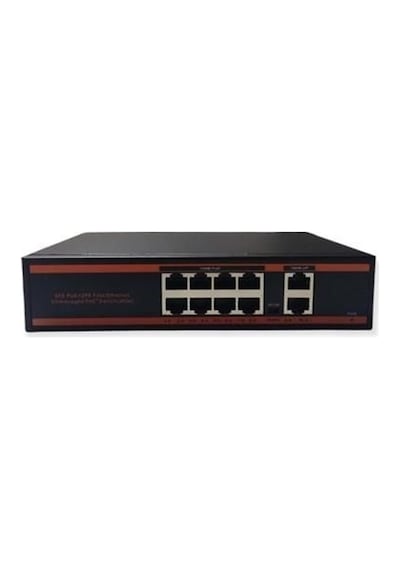 NOVA ND1P802LF 8 PORT POE SWİTCH 10/100 MBPS 2 PORT 10/100 UPLINK 150W